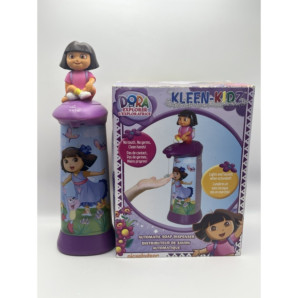 RARE Dora Explorer Kleen-Kidz Automatic Soap Dispenser Nickelodeon Prime Motion